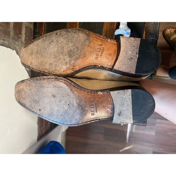 Mens REISS COOPER SUEDE LOAFER 9 Beige - Picture 6 of 7